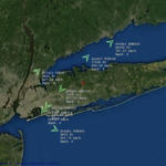 Planes over New York